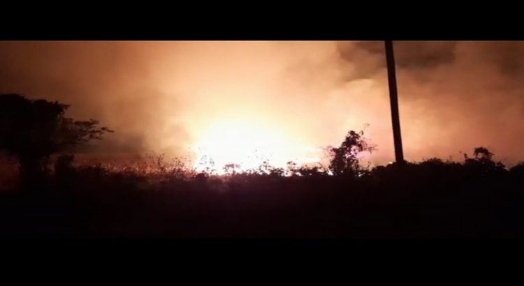 Incendio en la maxipista Mazatlán–Culiacán