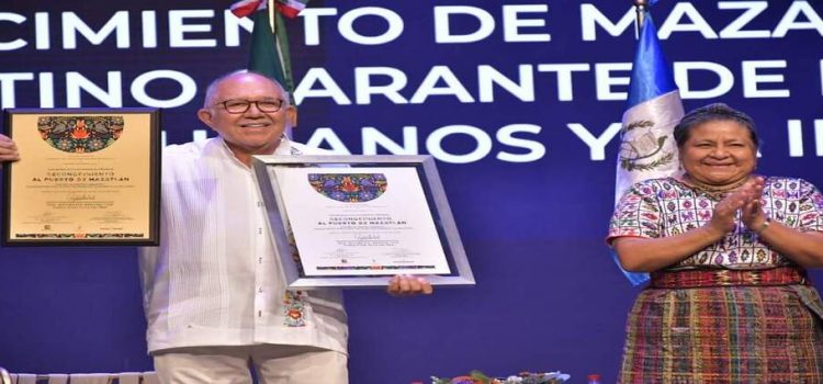 Mazatlán recibe reconocimiento como destino garante de la paz