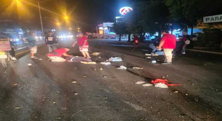 Hombre es impactado por un tráiler en la carretera Internacional