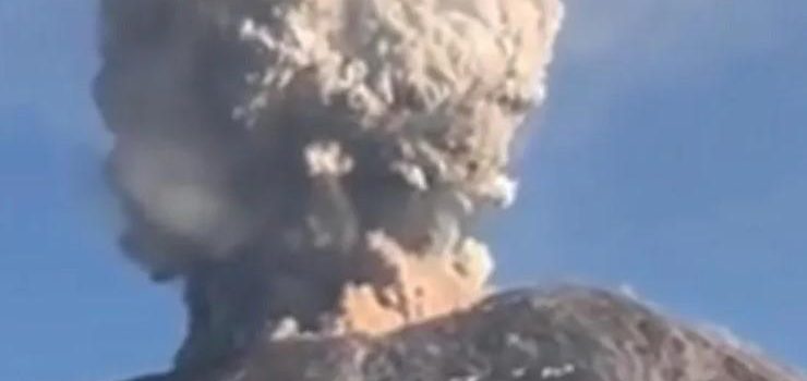 Incrementa el Popocatépetl su actividad