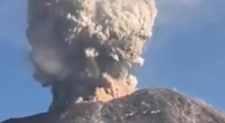 Incrementa el Popocatépetl su actividad