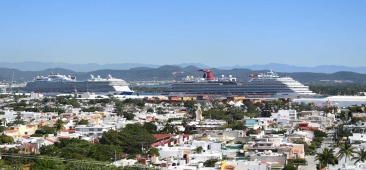 Mazatlán finalizará octubre con la llegada de alrededor de 50 mil cruceristas y tripulantes