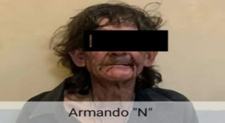 Detienen a adulto mayor por abusar de un menor de edad