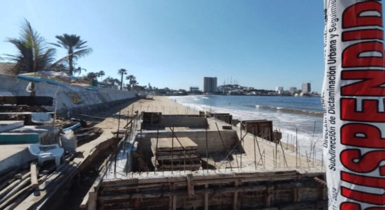 Ayuntamiento de Mazatlán suspendió la construcción de un restaurante