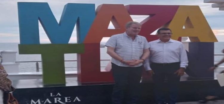 Se reúnen el alcalde y el embajador canadiense para hablar temas de seguridad en Mazatlán