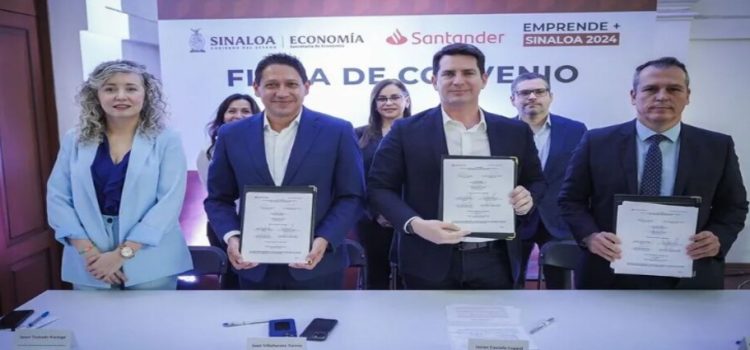 El Gobierno de Sinaloa y Santander firmaron convenio para fortalece a micro y pequeñas empresas