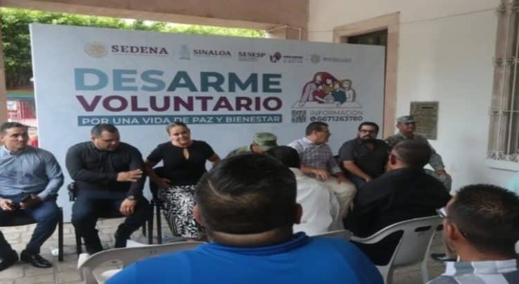 Arrancan campaña en Mazatlán el programa de desarme voluntario