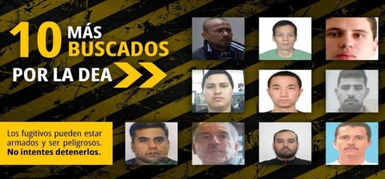 Estados Unidos comparte la lista de los más buscados, tras hechos violentos en Culiacán