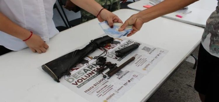 Recuperan más de 200 armas de fuego en Sinaloa, durante desarme voluntario 2024