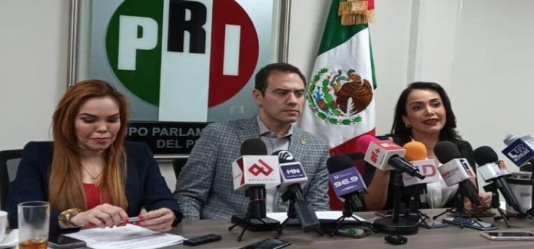 Diputados del PRI cuestionan actuar de los gobiernos federal y estatal de Morena en Sinaloa