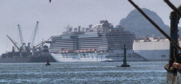 Arriban a Mazatlán 4 mil 755 turistas a bordo del Majestic Princess