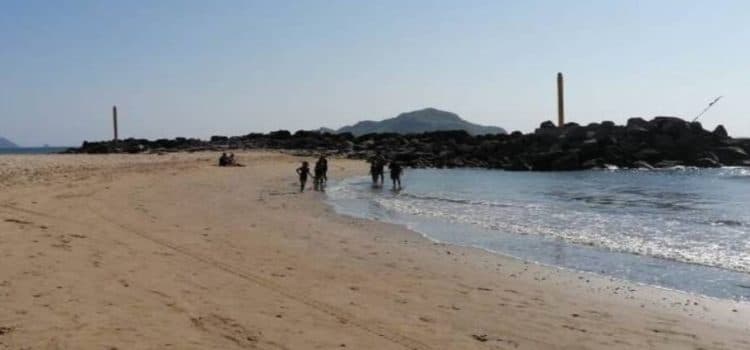 Rescatan a 4 turistas en playa Sábalo Dos