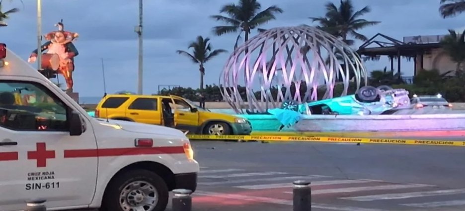 Muere hombre tras presuntas carreras de autos frente a Valentinos en Mazatlán