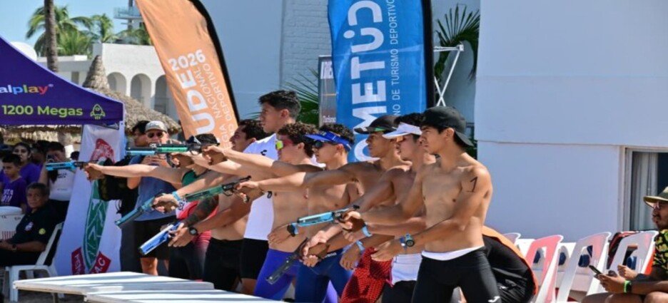 Mazatlán reúne a atletas de todo México en Festival de Playa de Pentatlón Moderno