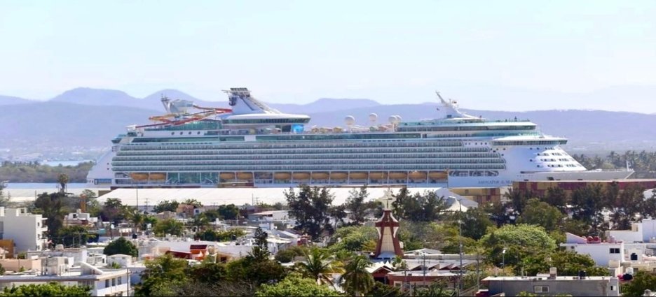 Mazatlán suma 97 cruceros y supera los 574 millones de pesos en derrama económica
